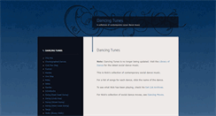 Desktop Screenshot of dancingtunes.com